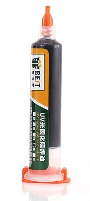 BEST PCB Repairing UV Solder mask ink BST-UVH900, 10cc, μαύρο