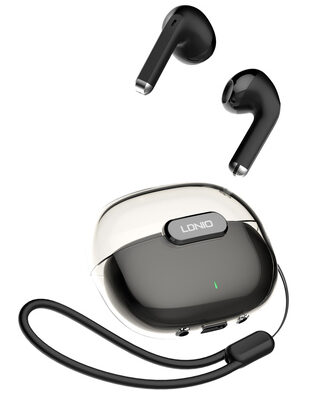 LDNIO earphones με θήκη φόρτισης T03, True Wireless, HiFi, Φ13mm, μαύρα