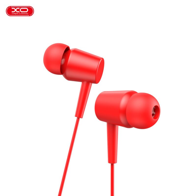 XO EP57 ΑΚΟΥΣΤΙΚΑ CROWN IN EAR 3.5MM JACK , ΚΟΚΚΙΝΑ