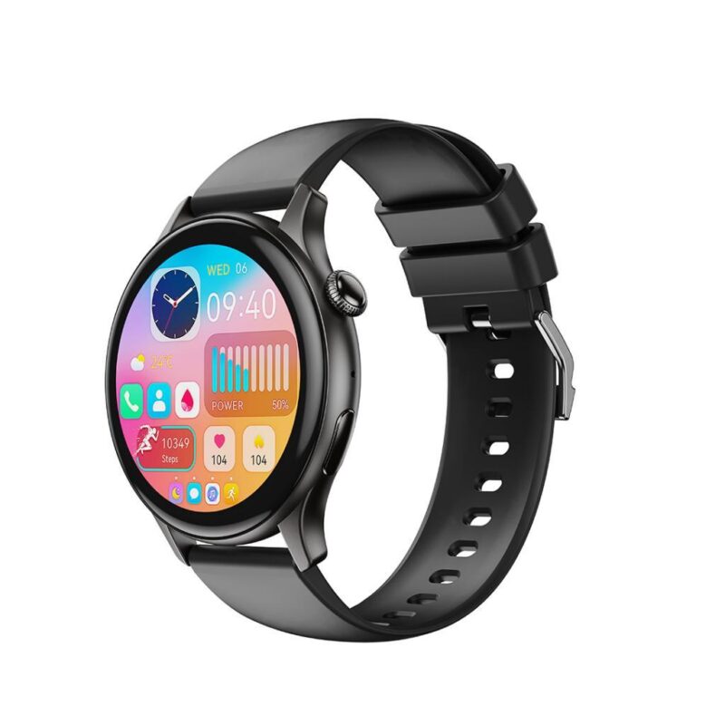 XO J6 AMOLED SCREEN SMART WATCH, CALL FUNCTION, ΜΑΥΡΟ