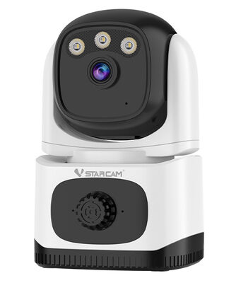 VSTARCAM smart κάμερα CS995M με ανιχνευτή καπνού/αερίου, 3MP, WiFi, PTZ, SD