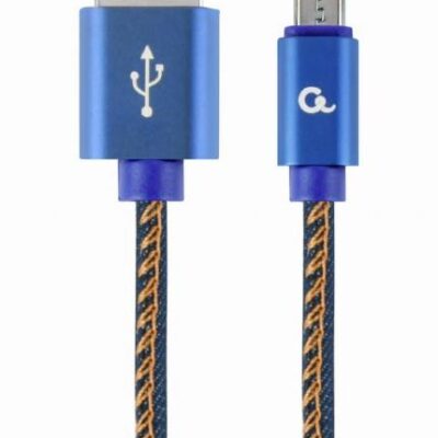 ΚΑΛΩΔΙΟ ΕΠΕΝΔΥΣΗ JEANS USB MICRO-USB 1M