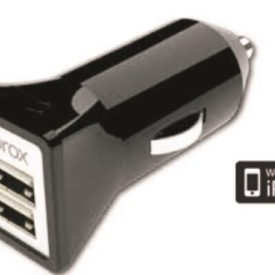 APPROX ΦΟΡΤΙΣΤΗΣ ΑΥΤΟΚΙΝΗΤΟΥ 2USB 5V 3.1A ΜΑΥΡΟ