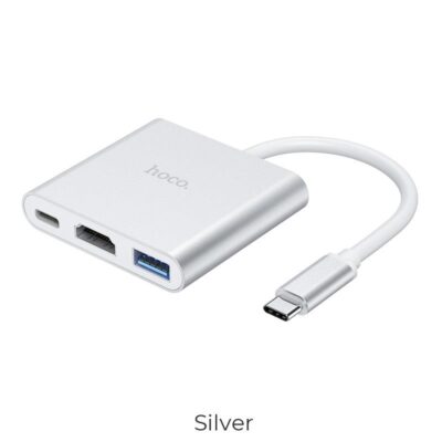 HOCO HB14 TYPE-C HUB EASY USE ΜΕ USB3.0+HDMI+PD