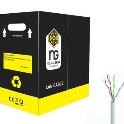 NG ΚΑΛΩΔΙΟ ΔΙΚΤΥΟΥ UTP ΓΚΡΙ CAT5e COPPER 305m, 24AWG