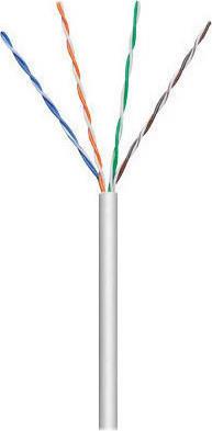 NG ΚΑΛΩΔΙΟ ΔΙΚΤΥΟΥ UTP ΓΚΡΙ CAT6 COPPER 305m, 23AWG