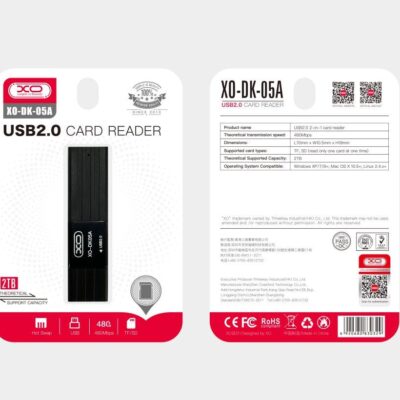 XO DK05A USB 2.0 2-in-1 CARD READER