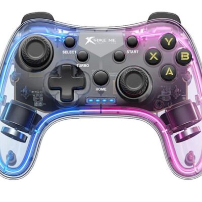 XTRIKE GP-52 GAMING PAD ΔΙΑΦΑΝΟ ΜΕ LED, PS4, IOS, ANDROID, PC