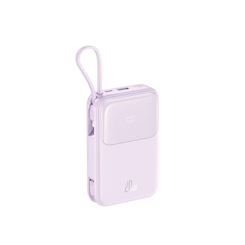 XO PR234 POWERBANK 22.5W+PD20W ME ΟΘΟΝΗ ΚΑΙ ΚΑΛΩΔΙΟ LIGHTNING + TYPE-C 20000MAH, ΜΩΒ