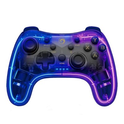 MARVO GT88 ΑΣΥΡΜΑΤΟ ΧΕΙΡΙΣΤΗΡΙΟ, ΔΙΑΦΑΝΟ ΜΕ LED, PS4, IOS, ANDROID, PC