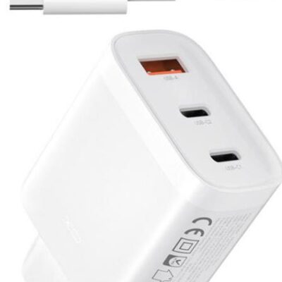 XO L117 ΦΟΡΤΙΣΤΗΣ, 2 ΘΥΡΕΣ PD45W ΚΑΙ 1 ΘΥΡΑ QC3.0 18W, ΜΕ ΚΑΛΩΔΙΟ TYPE-C