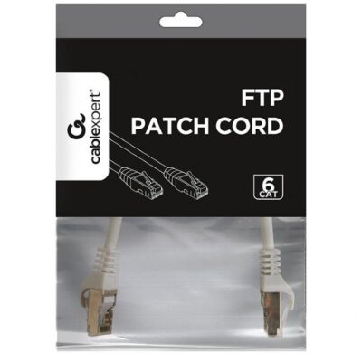 CABLEXPERT ΚΑΛΩΔΙΟ FTP CAT6 0.25m, , ΛΕΥΚΟ