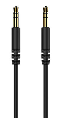 CELEBRAT καλώδιο ήχου 3.5mm AU-01, AUX, 1m, μαύρο