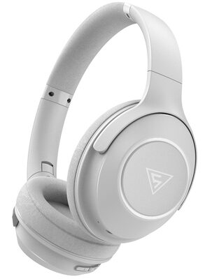 DOQAUS headphones FOCUS 5, ασύρματα & ενσύρματα, Φ40mm, 1000mAh, γκρι