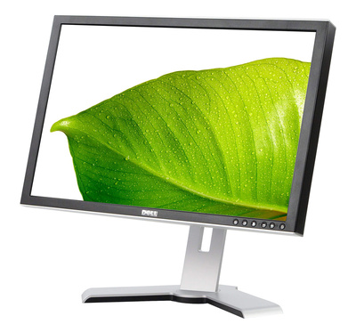 DELL used οθόνη 2408WFP LCD, 24" 1920x1200, VGA/DVI/DisplayPort/HDMI, Grade B
