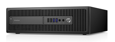 HP PC EliteDesk 800 G2 SFF, Refurbished Grade A Repainted, i5-6500, 4/128GB SSD, DVD, FreeDOS