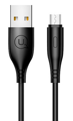 USAMS καλώδιο Micro USB σε USB US-SJ268, 2A, 1m, μαύρο