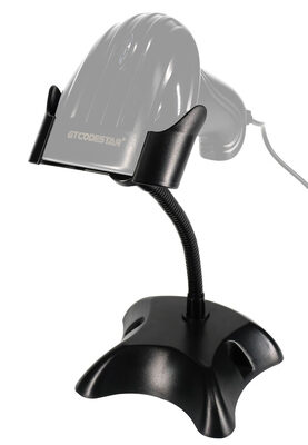 GTCODESTAR βάση για barcode scanner GTC-STAND, εύκαμπτος μεταλλικός βραχίονας, μαύρη