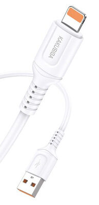 KAKUSIGA καλώδιο Lightning σε USB KSC-805, 2.4A, 480Mbps, 1m, λευκό