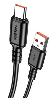 KAKUSIGA καλώδιο USB-C σε USB KSC-982, 3A, 480Mbps, 1m, μαύρο