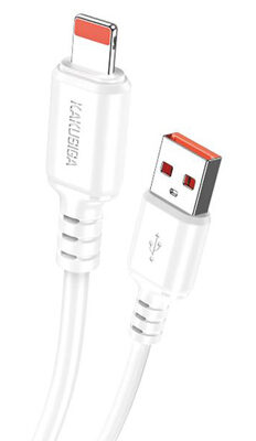 KAKUSIGA καλώδιο Lightning σε USB KSC-982, 3A, 480Mbps, 1m, λευκό