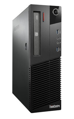 LENOVO PC ThinkCentre M93P SFF, Refurbished Grade A Repainted, i5-4440, 8/128GB SSD, DVD, FreeDOS