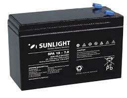 SUNLIGHT BATTERY 12V 7AH (6.3 FASTON)