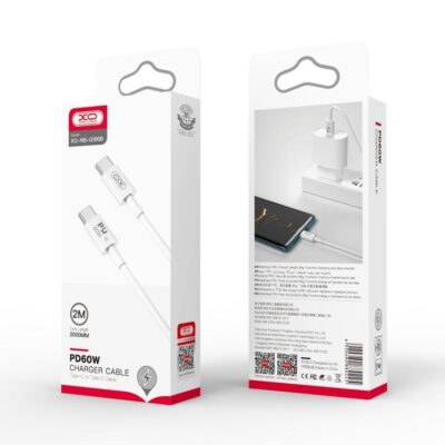 XO NB-Q190B ΚΑΛΩΔΙΟ ΦΟΡΤΙΣΗΣ 60W Charger Cable PD ΣΕ TYPE-C, 2m