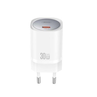 XO CE20 ΦΟΡΤΙΣΤΗΣ 30W GAN 1 ΘΥΡΑ PD, ΛΕΥΚΟΣ