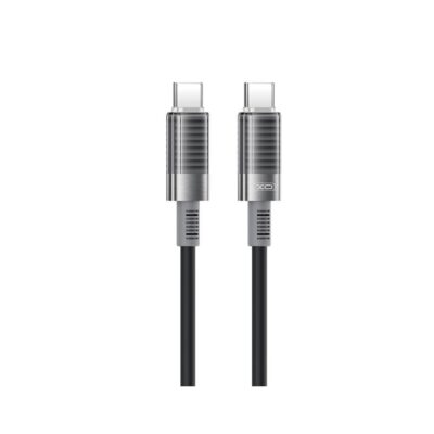 XO NB-Q282B ΚΑΛΩΔΙΟ ΣΙΛΙΚΟΝΗΣ TYPE-C ΣΕ TYPE-C 60W, ΜΑΥΡΟ