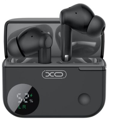 XO G34 STAR POLE DUAL-MIC ANC+ENC NOISE CANCELING, ΑΚΟΥΣΤΙΚΑ, TWS, ΜΑΥΡΟ