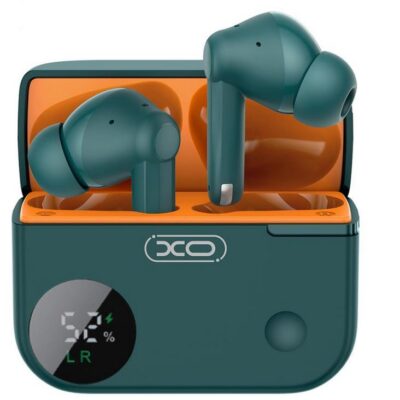 XO G34 STAR POLE DUAL-MIC ANC+ENC NOISE CANCELING, ΑΚΟΥΣΤΙΚΑ, TWS, ΠΡΑΣΙΝΟ/ΠΟΡΤΟΚΑΛΙ