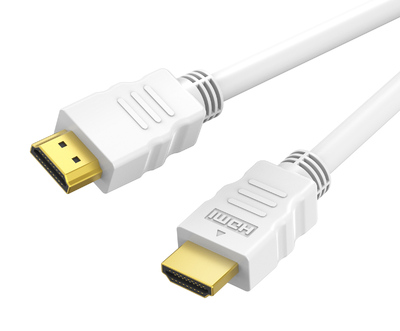 CABLETIME καλώδιο HDMI CT-HE19G με Ethernet, 4K/60Hz, 18 Gbps, 2m, λευκό