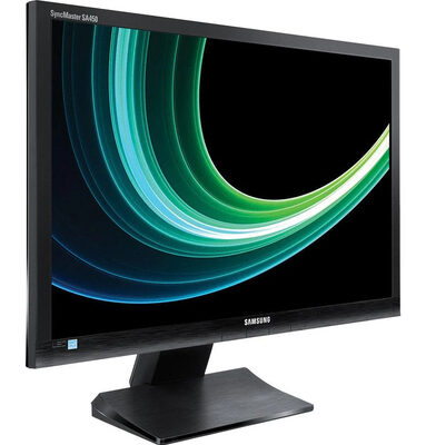 SAMSUNG used οθόνη S24A450BW LΕD, 24" 1920x1200px, VGA/DVI, Grade A