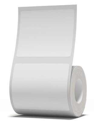 NIIMBOT ρολό θερμικών αυτοκόλλητων ετικετών T50X40-180-WH, 50x40mm, 180 ετικέτες, λευκό