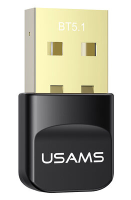 USAMS USB αντάπτορας Bluetooth 5.1 ZB321, μαύρος
