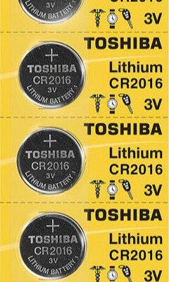 ΜΠΑΤΑΡΙΕΣ TOSHIBA ΑΛΚΑΛΙΚΕΣ CR 2016