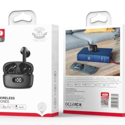XO G9 CHIME BLUETOOTH ΑΚΟΥΣΤΙΚΑ, ΜΕ ΟΘΟΝΗ, ENC, TWS, ΜΑΥΡΟ