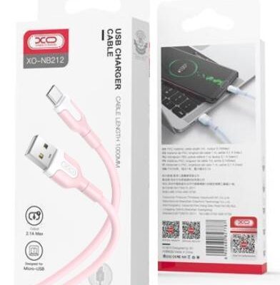XO NB212 ΚΑΛΩΔΙΟ ΦΟΡΤΙΣΗΣ TYPE-C ΡΟΖ
