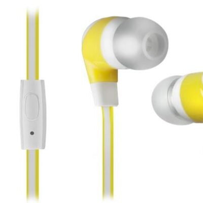DEFENDER EARPHONES PULSE 430 WHITE & YELLOW