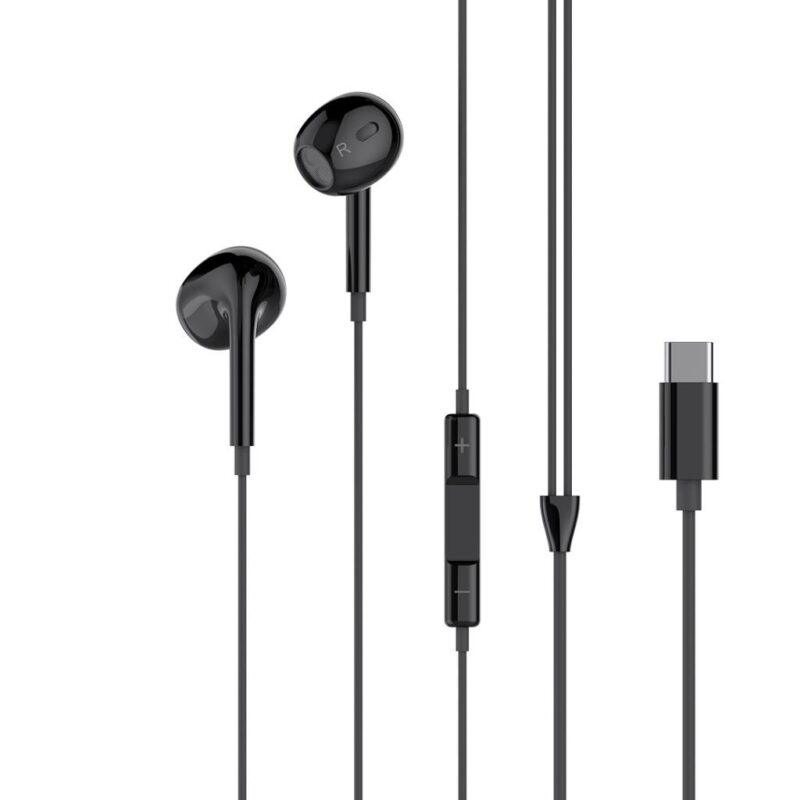 XO EP74 ΑΚΟΥΣΤΙΚΑ HANDSFREE TYPE-C, ΜΑΥΡΟ - Image 2