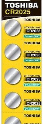 ΜΠΑΤΑΡΙΕΣ TOSHIBA ΛΙΘΙΟΥ CR 2025 (1ΤΕΜ)