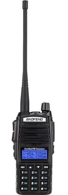 BAOFENG ασύρματος πομποδέκτης UV-82, VHF/UHF, 5W, μαύρος