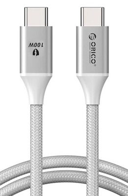 ORICO καλώδιο USB-C CDX-100CC, 100W, 480Mbps, 1m, λευκό