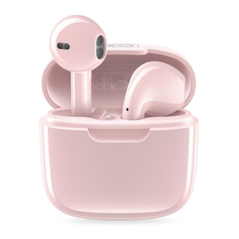 XO X23 ΑΚΟΥΣΤΙΚΑ TWS BLUETOOTH HANDSFREE , ΡΟΖ - Image 2