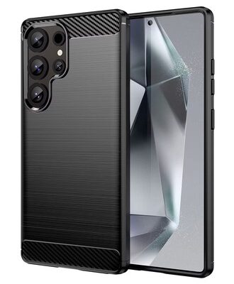 POWERTECH Θήκη Carbon MOB-2007 για Samsung S24 Ultra, μαύρη