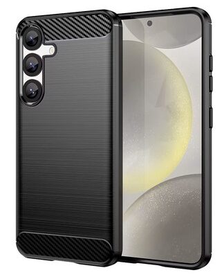 POWERTECH Θήκη Carbon MOB-2008 για Samsung S25, μαύρη