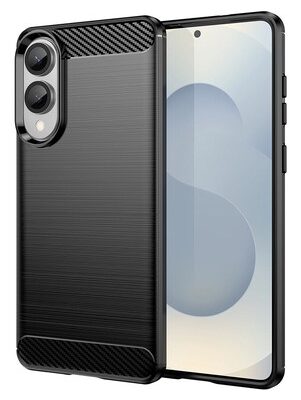 POWERTECH Θήκη Carbon MOB-2009 για Samsung S25 Edge, μαύρη