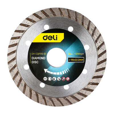 DELI δίσκος κοπής διαμαντέ DH-CQP115-E1, δομικών υλικών, 115mm, 13200rpm