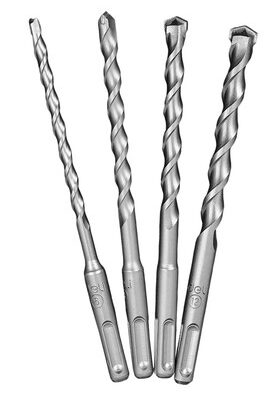 DELI σετ τρυπάνια DH-YCZ004-WD1 για τοίχο, 40Cr YG8, 6/8/10/12x160mm, SDS Plus, 4τμχ